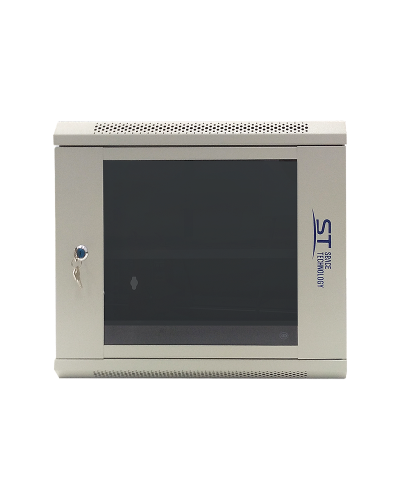 ST-NC9U600 (серый) С ПОЛКОЙ. Шкаф телекоммуникационный 19 настенный 9U. Space Technology в Саранске