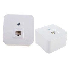 BLANCA розетка RJ45 1-местная, кат. 5Е, открытой установки, белый (BLNIA045001). Розетка компьютерная с изолированной пластиной. Systeme Electric
