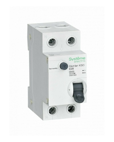 City9 Set 1P+N С 25А 4.5kA 30мА A 230В (C9D55625). Автоматический выключатель дифференциального тока. Systeme Electric в Саранске