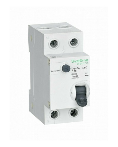City9 Set 1P+N С 20А 4.5kA 10мА A 230В (C9D51620). Автоматический выключатель дифференциального тока. Systeme Electric в Саранске