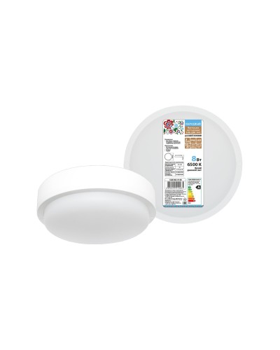 ДПП 3901 8Вт 6500К IP65 белый круг (SQ0366-0148). Светодиодный светильник LED. TDM ЕLECTRIC в Саранске