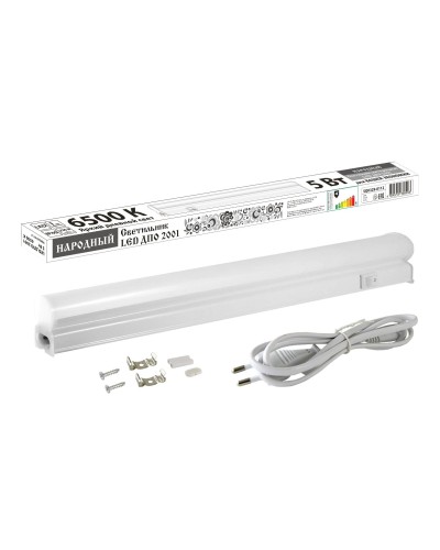 ДПО 2001 5 Вт, 6500К, IP40 (SQ0329-0112). Светильник LED. TDM ЕLECTRIC в Саранске