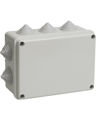 Коробка ОП 190х140х70мм, крышка, IP44, 10 гермовводов (SQ1401-1243). Распаячная коробка. TDM ЕLECTRIC в Саранске