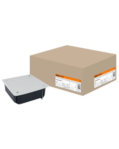 Распаячная коробка СП 115х115х45мм, крышка, метал. лапки, IP20, TDM (SQ1403-0008). Распаячная коробка СП. TDM ЕLECTRIC в Саранске