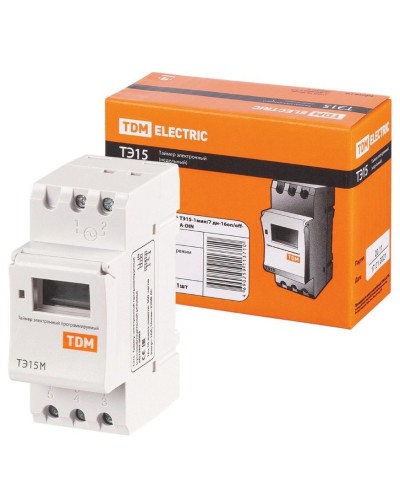 ТЭ15М-1мин/7дн-32on/off-30А-DIN TDM (SQ1503-0037). Таймер электронный. TDM ЕLECTRIC в Саранске