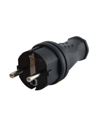 Вилка прямая 2Р+РЕ 16А 250В IP44 (SQ0612-0031). Вилка прямая каучук. TDM ЕLECTRIC в Саранске