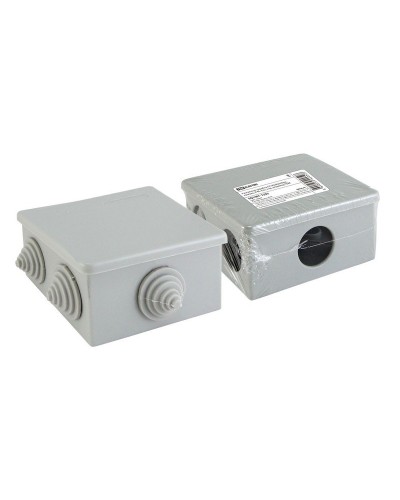 Распаячная коробка ОП 80х80х40мм, крышка, IP44, 6 вх. TDM (SQ1401-1235). Распаячная коробка ОП. TDM ЕLECTRIC в Саранске