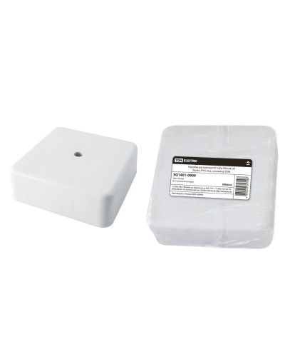 Коробка КР 100х100х44 ОП белая, IP40 (SQ1401-0909). Распаячная коробка. TDM ЕLECTRIC в Саранске