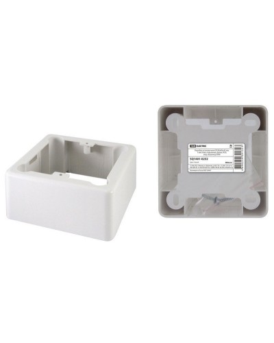 Коробка установочная ОП 85х85х42мм, 1-местная, подъемная, белая, IP20 TDM (SQ1401-0232). Коробка установочная ОП. TDM ЕLECTRIC в Саранске