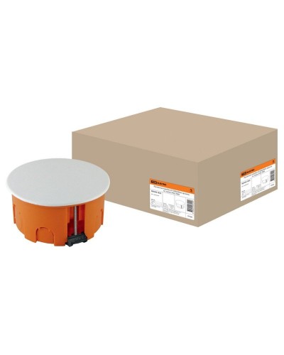 Распаячная коробка СП D80х40мм, крышка, пл. лапки, IP20, TDM (SQ1403-1025). Распаячная коробка СП. TDM ЕLECTRIC в Саранске