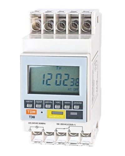 ТЭ8A-1мин/7дн-8on/off-16А-DIN TDM (SQ1503-0002). Таймер электронный. TDM ЕLECTRIC в Саранске