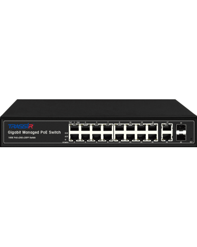 TR-NS24202S-300-16PoE. Коммутатор с PoE. Trassir в Саранске