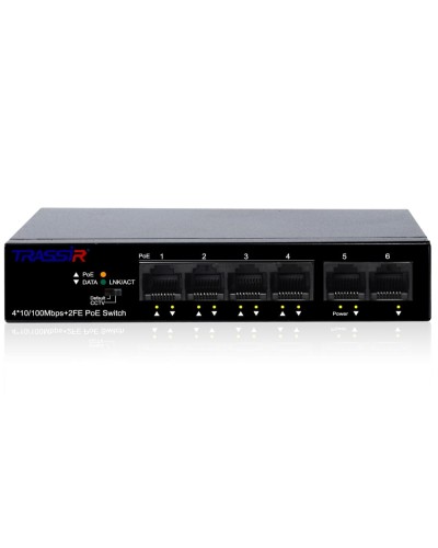 TR-NS1106-60-4POE. Коммутатор с PoE. Trassir в Саранске