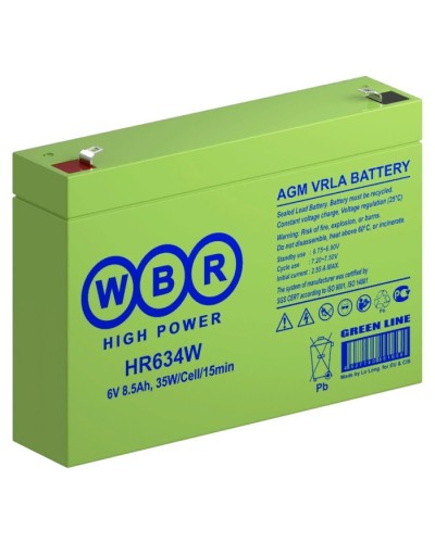 WBR HR634W. Аккумулятор герметичный свинцово-кислотный. WBR в Саранске
