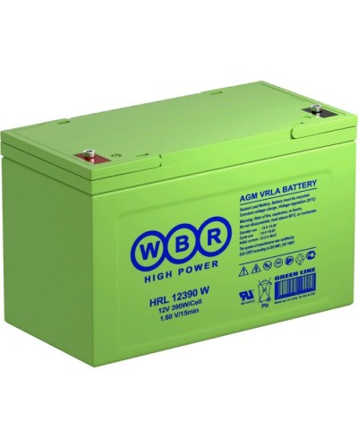 WBR HRL12390W. Аккумулятор герметичный свинцово-кислотный. WBR в Саранске
