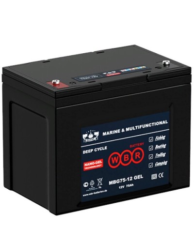 WBR MBG75-12. Аккумулятор герметичный свинцово-кислотный. WBR в Саранске