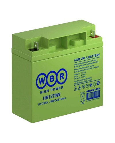 WBR HR1270W. Аккумулятор герметичный свинцово-кислотный. WBR в Саранске