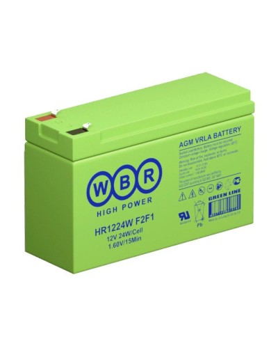 WBR HR1224W F2F1. Аккумулятор герметичный свинцово-кислотный. WBR в Саранске