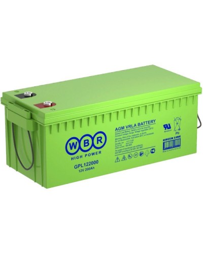 WBR GPL122000. Аккумулятор герметичный свинцово-кислотный. WBR в Саранске