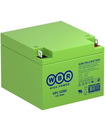 WBR GPL12260. Аккумулятор герметичный свинцово-кислотный. WBR в Саранске