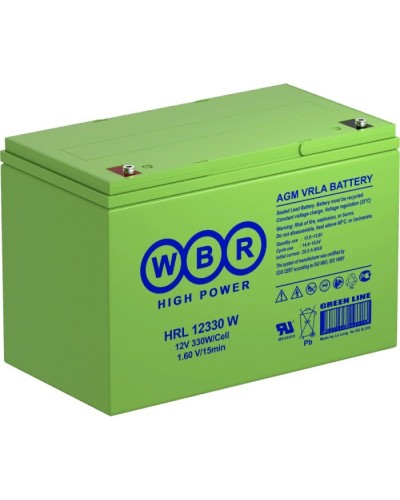 WBR HRL12330W. Аккумулятор герметичный свинцово-кислотный. WBR в Саранске