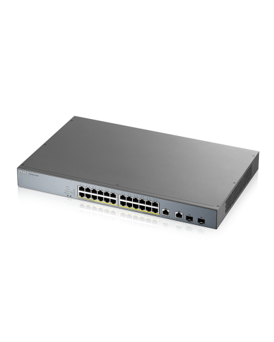 GS1350-26HP-EU0101F. L2 коммутатор PoE+ для IP-видеокамер rack 19. ZYXEL в Саранске