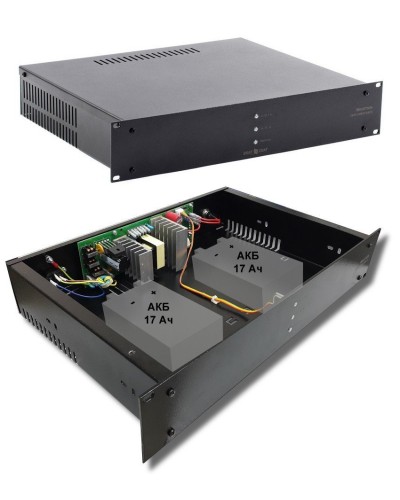 СКАТ-1200И7 RACK (СКАТ ИБП-12/5-2x17-RACK) (2142). Источник вторичного электропитания резервированный. Бастион в Саранске