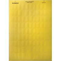 Табличка самоламинирующаяся 38х12мм, желтая (910шт) (SITFL03812Y): Табличка самоламинирующаяся, полиэстер