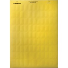 Табличка самоламинирующаяся 38х12мм, желтая (910шт) (SITFL03812Y): Табличка самоламинирующаяся, полиэстер