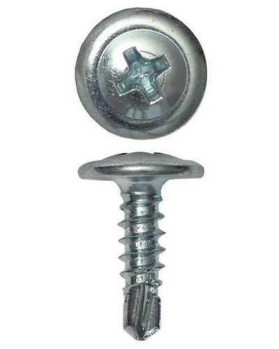 Саморез с пресс-шайбой 4.2х51 со сверлом (100 шт) (CM274051). Саморез с пресс-шайбой. ДКС в Саранске