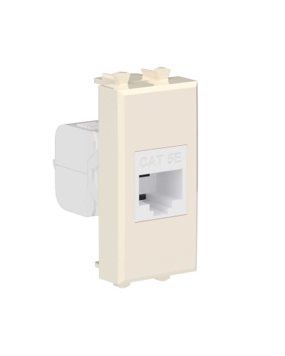 Розетка RJ-45, кат.5E, Avanti, 1 модуль, ванильная дымка (4405661): Розетка компьютерная модульная в Саранске