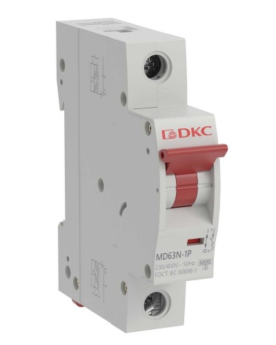YON max MD63N 1P 10А 6кА C (MD63N-1PC10). Автоматический выключатель. ДКС в Саранске