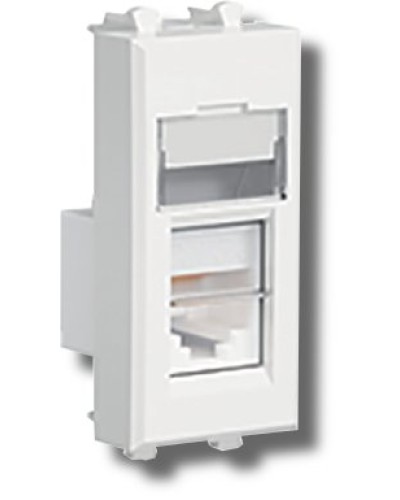 Розетка RJ-45 Avanti 1 модуль ванильная дымка (4405461): Розетка компьютерная в Саранске