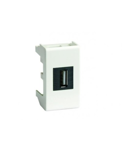 Розетка USB 2.0 Brava 1 модуль белая (76200B): Розетка USB в Саранске