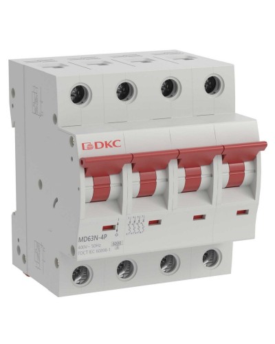 YON max MD63N 4P 20А 6кА C (MD63N-4PC20). Автоматический выключатель. ДКС в Саранске