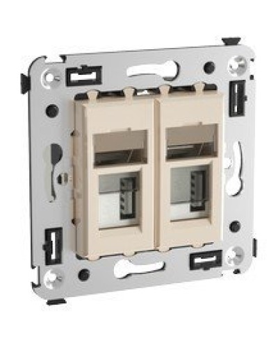 Розетка USB в стену Avanti ванильная дымка (4405543). Розетка USB. ДКС в Саранске