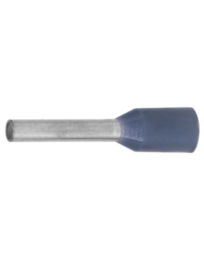 Наконечник-гильза НШВИ 0.75-12, серый (100 шт) (IF0.75-12GR). Наконечник-гильза с изолированным фланцем. ДКС в Саранске