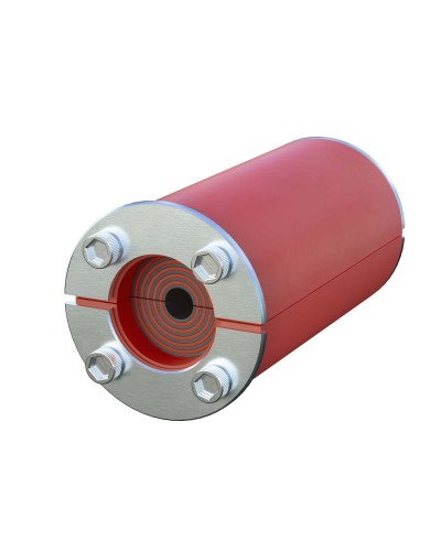 Проходка круглая, нержавеющая, D43х40 мм для кабелей D4-23 мм (DXF3113): Проходка круглая, нержавеющая в Саранске