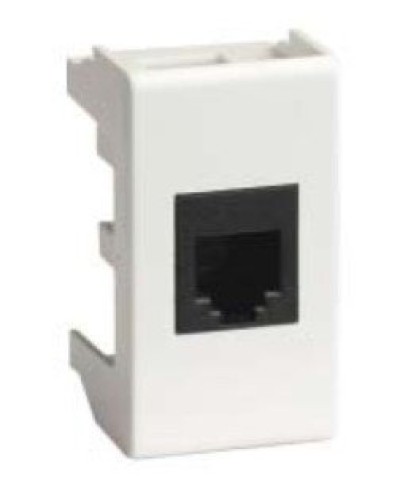 Розетка RJ-45 Viva 1 модуль белая (45038): Розетка компьютерная с одним разъёмом в Саранске