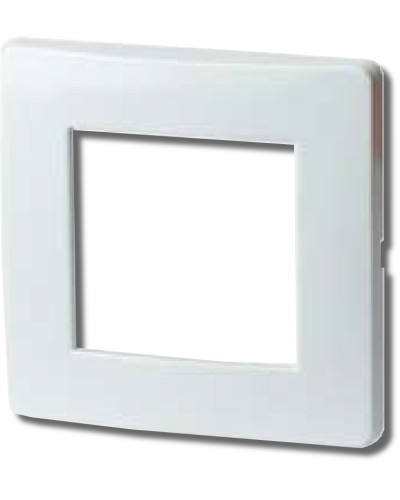 Рамка на 2 модуля (одноместная), белая (75010W): Рамка одноместная, Brava в Саранске