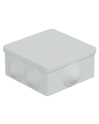Коробка JBS101 100х100х55, 6 вых., IP55, белая (44037W-1). Коробка монтажная. Экопласт в Саранске