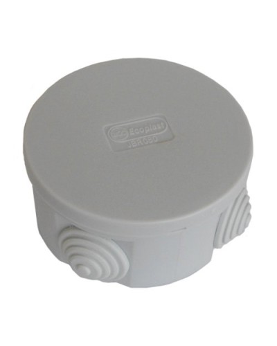 Коробка JBR080 D=80х40, 4 вых., IP44, белая (44005W-1). Коробка монтажная. Экопласт в Саранске