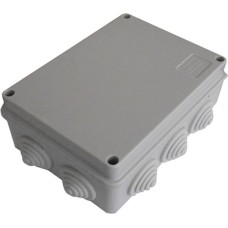 Коробка JBS300 300х250х120, 12вых, IP65, серая (44030HF). Коробка монтажная, огнестойкая, без галогена. Экопласт