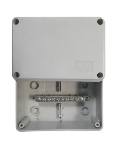 Коробка (КУП) JBS080 85х85х40, 6 вых, IP44 (44046KP): Коробка уравнивания потенциалов (КУП), 6х9мм, 8 зажимов в Саранске