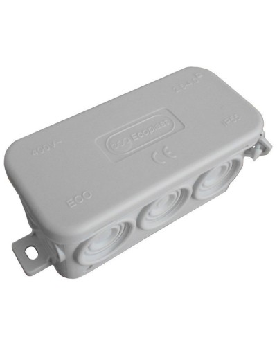 Коробка JBL090 90х42х40, 10 вых., IP55, серая (44055). Коробка монтажная. Экопласт в Саранске