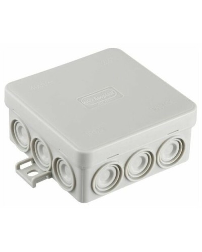 Коробка JBL085 85х85х38, 12 вых., 8P (0,15...2,5мм²) серая (43355HF-GR). Коробка монтажная, огнестойкая, без галогена. Экопласт в Саранске
