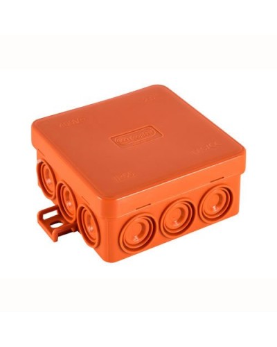 Коробка JBL085 85х85х38, 12 вых., 4P (0,15-4мм²) (43555HF): Коробка монтажная, огнестойкая, без галогена в Саранске