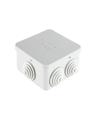 Коробка JBS070 70х70х40, 6 вых., IP44, белая (44056W-1). Коробка монтажная. Экопласт в Саранске