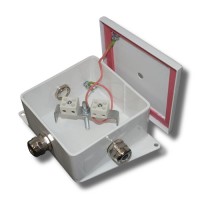 КМ-О (4к*6,0)-IP66-120х120, шесть вводов: Коробка монтажная огнестойкая