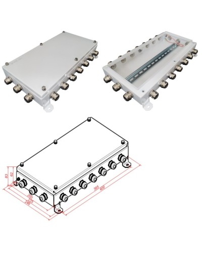 КМ IP66-2040. Коробка монтажная электротехническая. Гефест в Саранске
